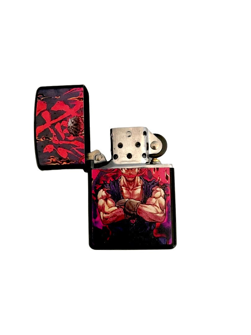 Custom Ryu Windproof Lighter - Street Fighter Anime Collectible Torch