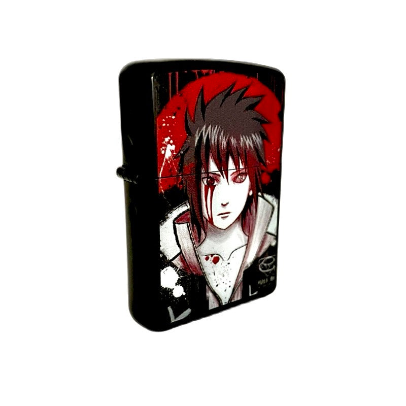 Custom Sasuke Windproof Lighter - Naruto Anime Collectible Torch