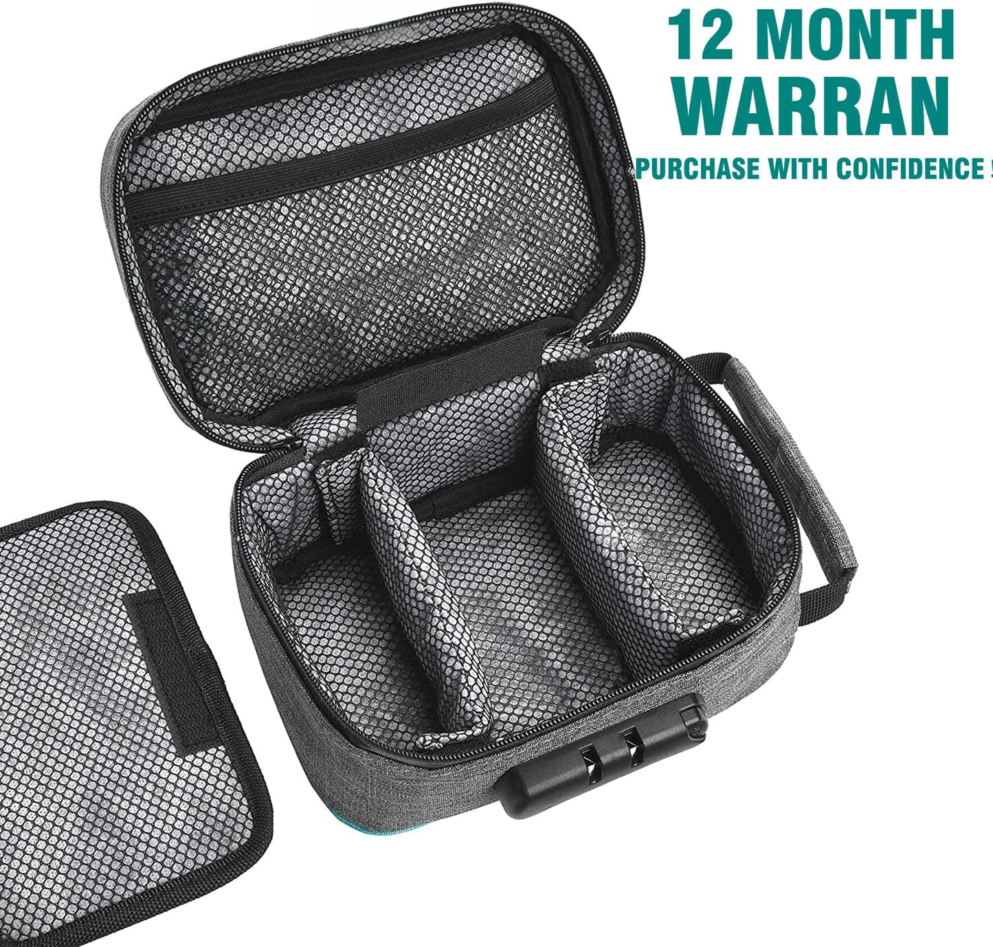 OZCHIN Smell Proof Storage Bag with Combination Lock