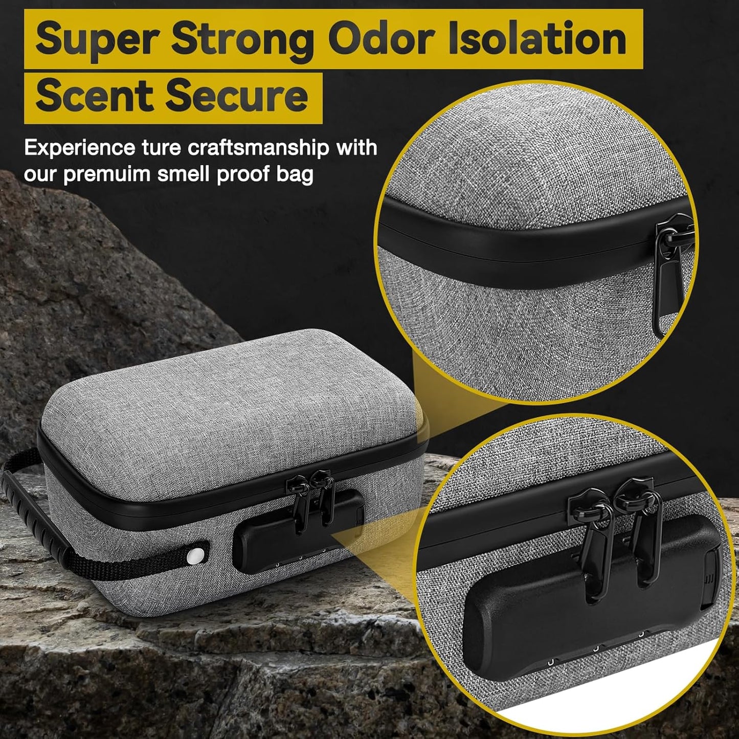 Betoores Smell Proof Bag Gray