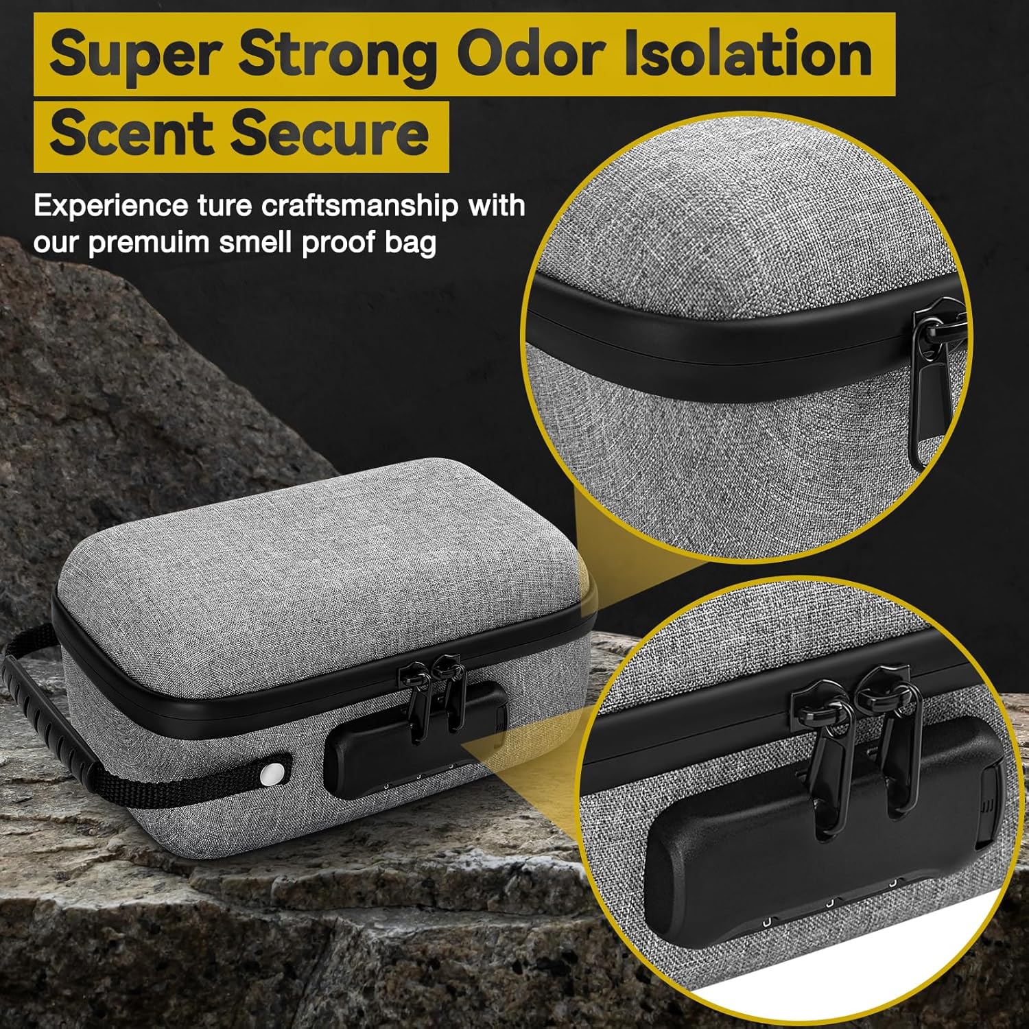 Betoores Smell Proof Bag Gray