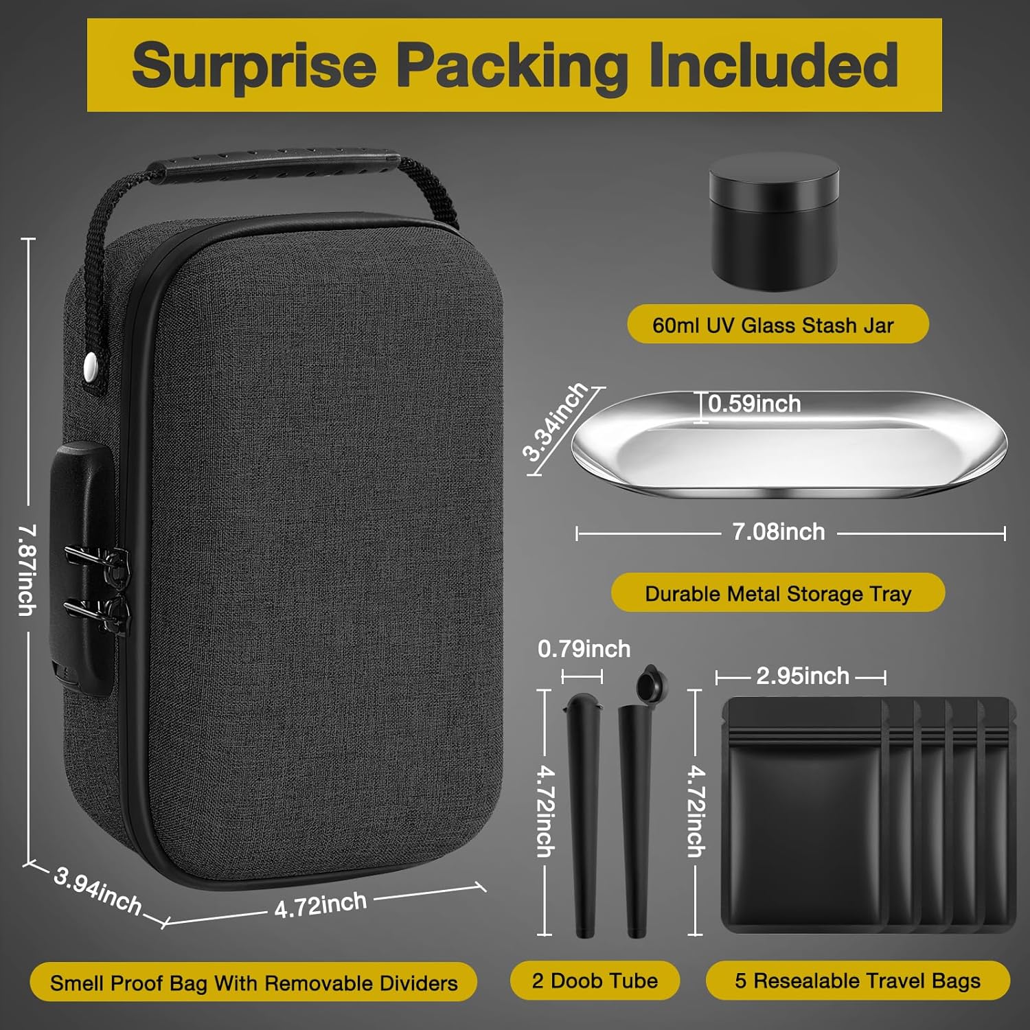 Betoores Smell Proof Bag
