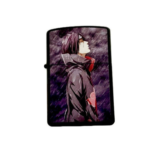 Custom Itachi Windproof Lighter - Naruto Anime Collectible Torch