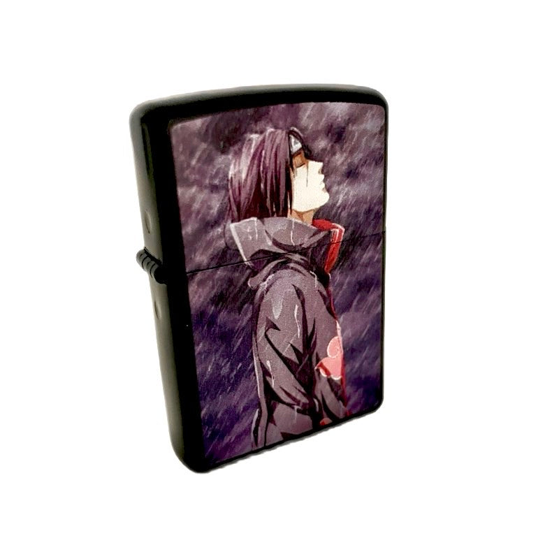 Custom Itachi Windproof Lighter - Naruto Anime Collectible Torch