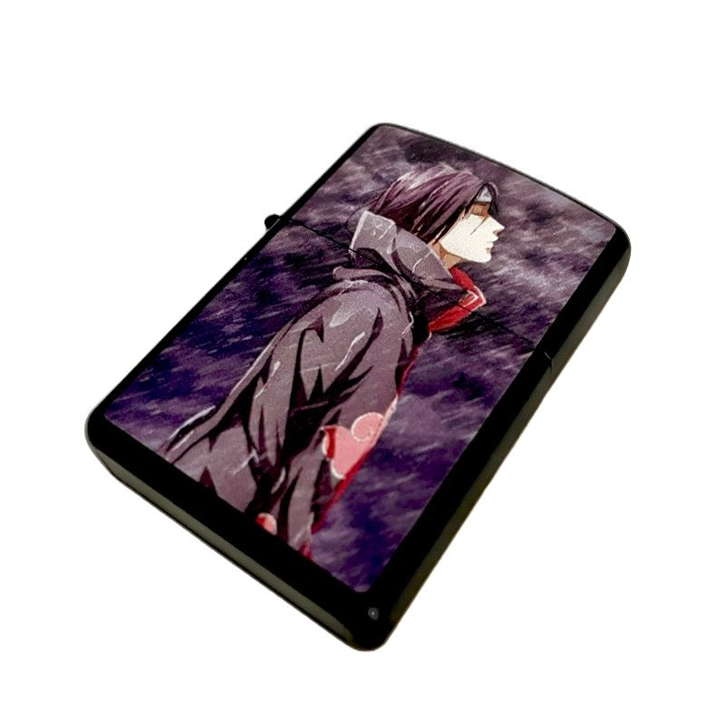 Custom Itachi Windproof Lighter - Naruto Anime Collectible Torch