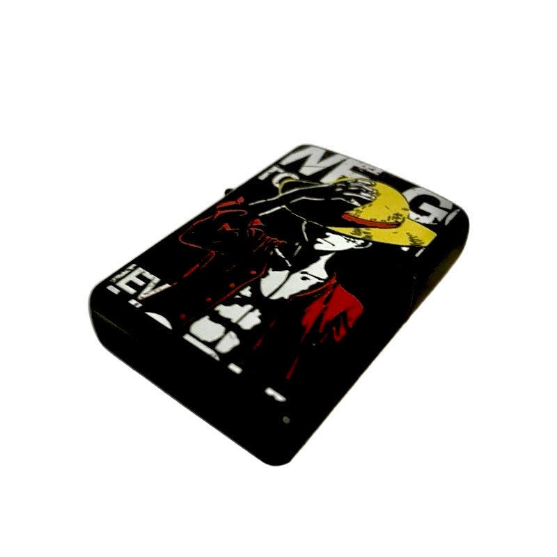 Custom Luffy Windproof Lighter - One Piece Anime Collectible Torch