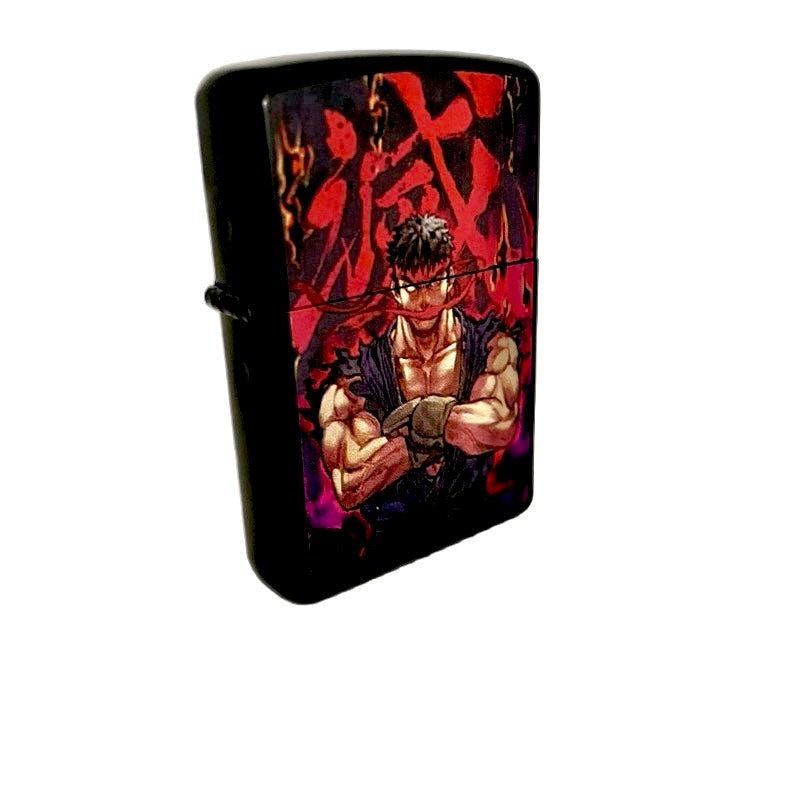 Custom Ryu Windproof Lighter - Street Fighter Anime Collectible Torch