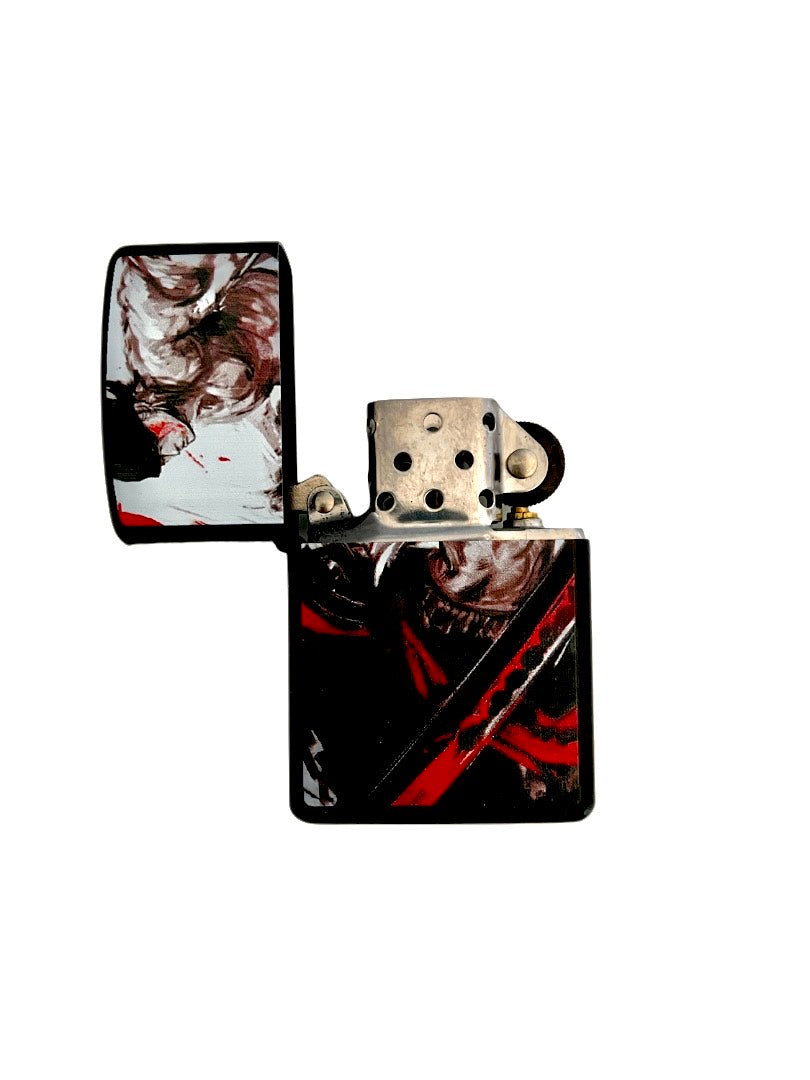 Custom Zoro Windproof Lighter - One Piece Anime Collectible Torch