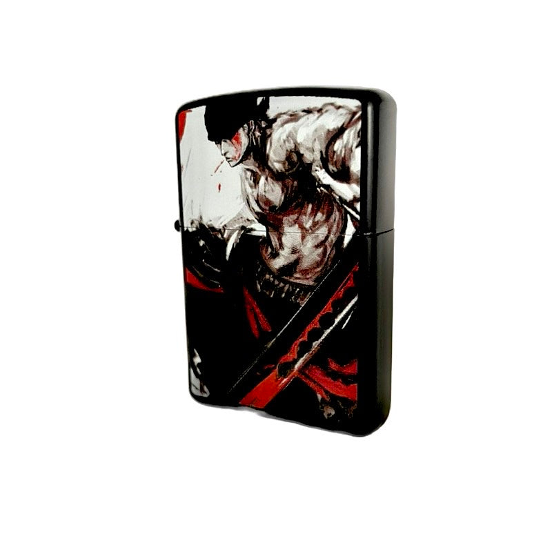 Custom Zoro Windproof Lighter - One Piece Anime Collectible Torch