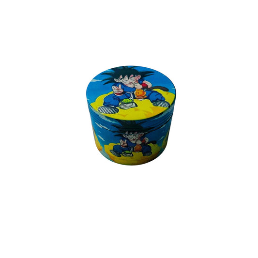 front view of custom goku 4 part 50mm grinder