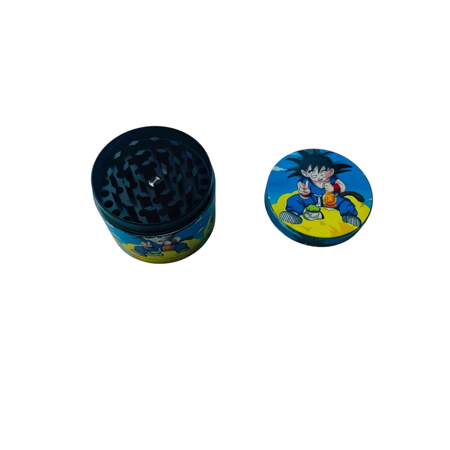 open view of custom goku 4 part 50mm grinder