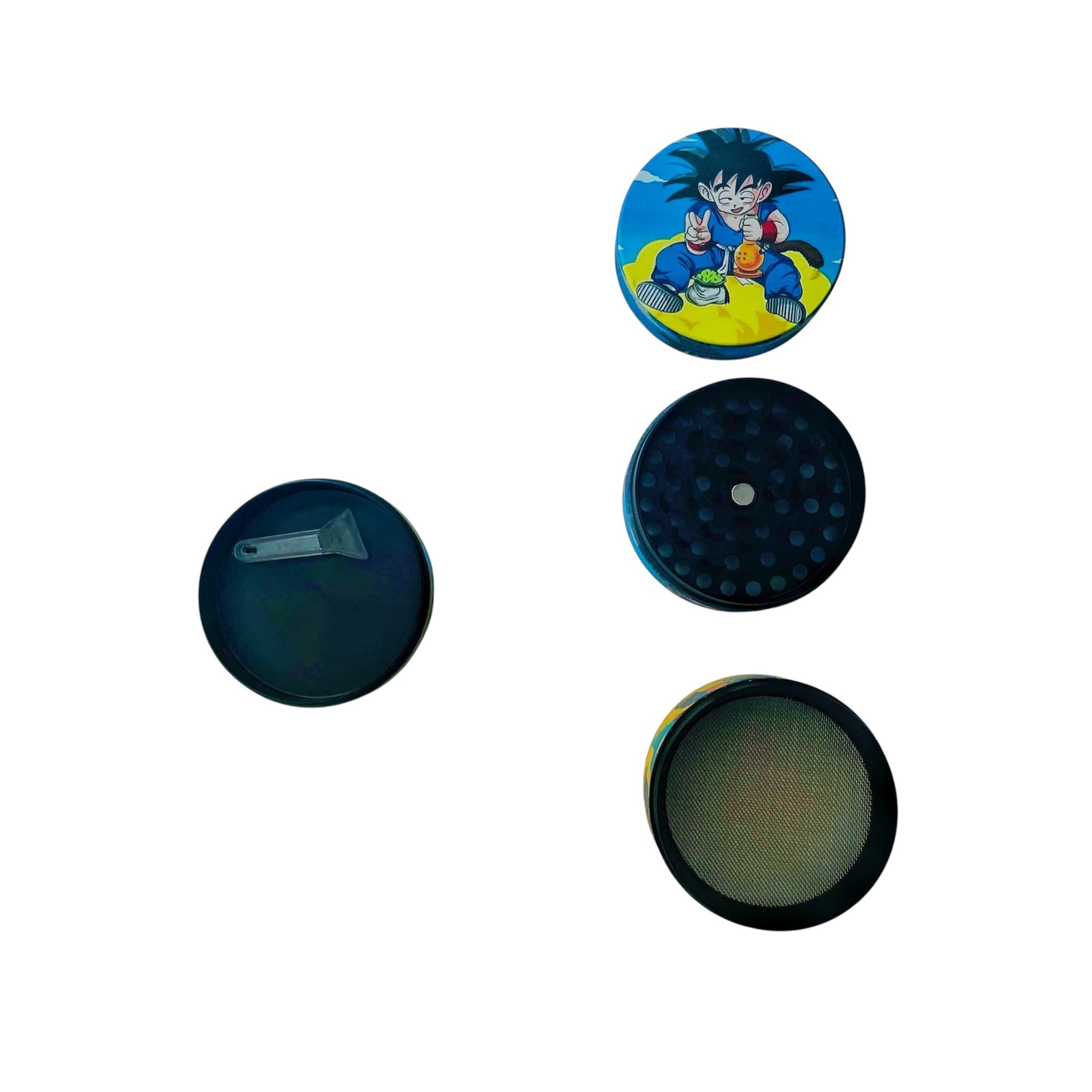 right side of custom goku 4 part 50mm grinder