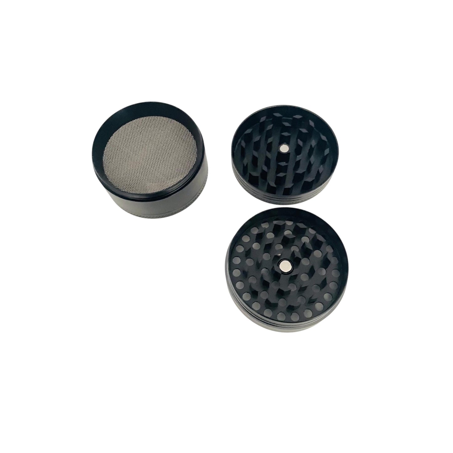'Metallic Black' 4 Part Grinder