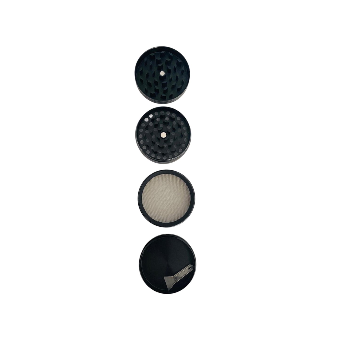 'Metallic Black' 4 Part Grinder